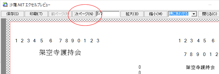 Excel自由設計で ２ページ目が空白 で出力されるとき 沙羅 Com